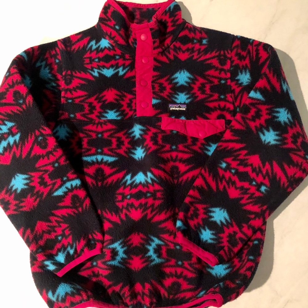 Patagonia Synchilla Snap Fleece Pullover; M; 🍁🖤